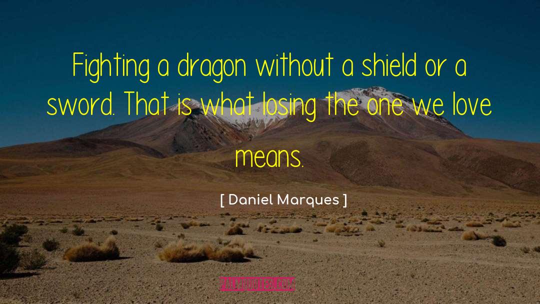 Daniel Marques Quotes: Fighting a dragon without a