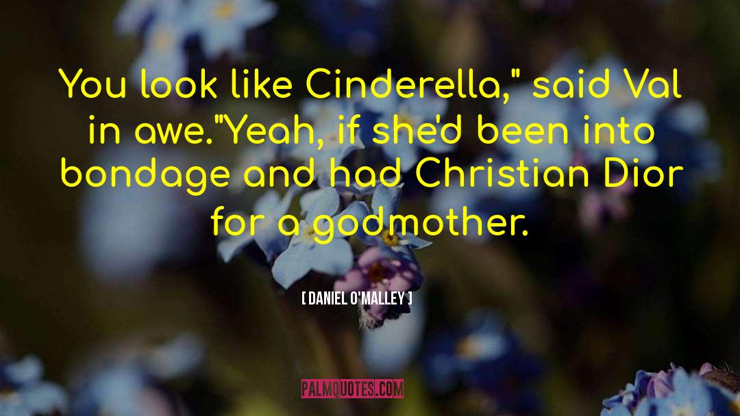 Daniel O'Malley Quotes: You look like Cinderella,