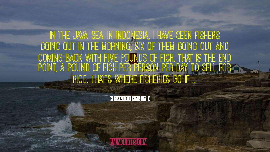 Daniel Pauly Quotes: In the Java Sea in