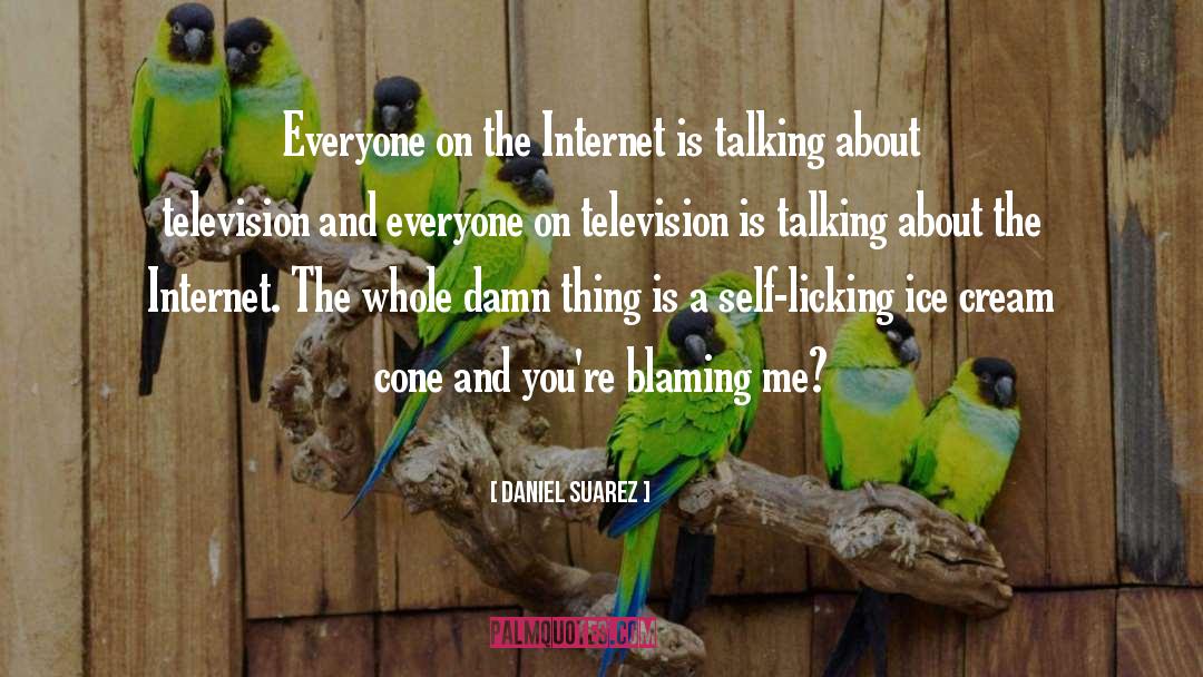 Daniel Suarez Quotes: Everyone on the Internet is