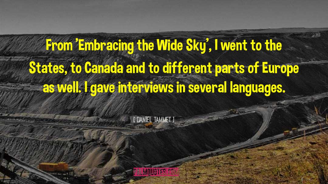 Daniel Tammet Quotes: From 'Embracing the Wide Sky',