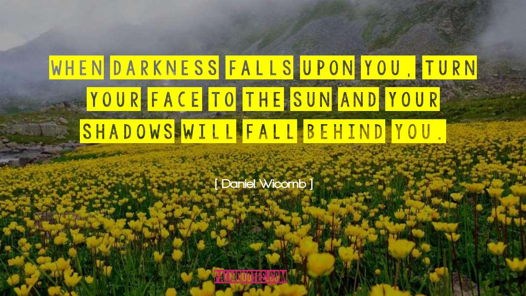 Daniel Wicomb Quotes: When darkness falls upon you,