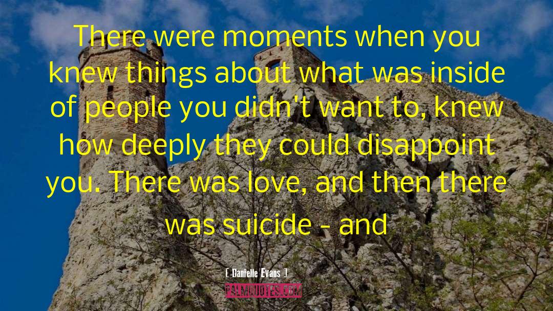 Danielle Evans Quotes: There were moments when you