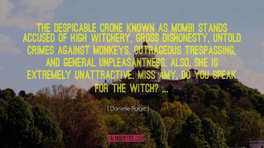 Danielle Paige Quotes: The despicable crone known as