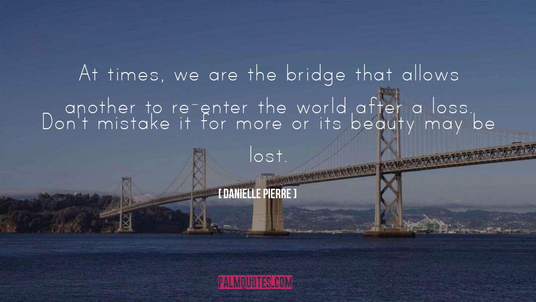 Danielle Pierre Quotes: At times, we are the