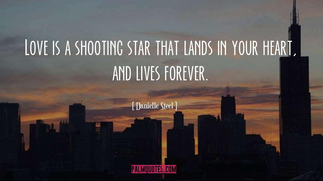 Danielle Steel Quotes: Love is a shooting star