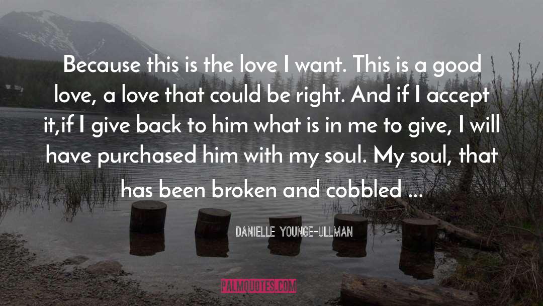 Danielle Younge-Ullman Quotes: Because this is the love