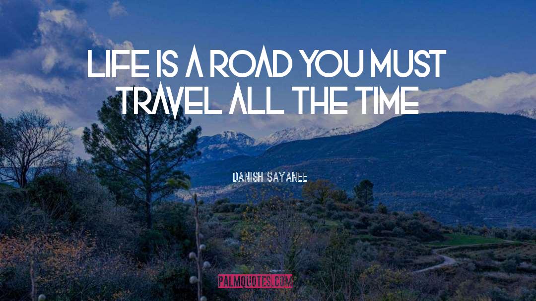 Danish Sayanee Quotes: Life is a road you