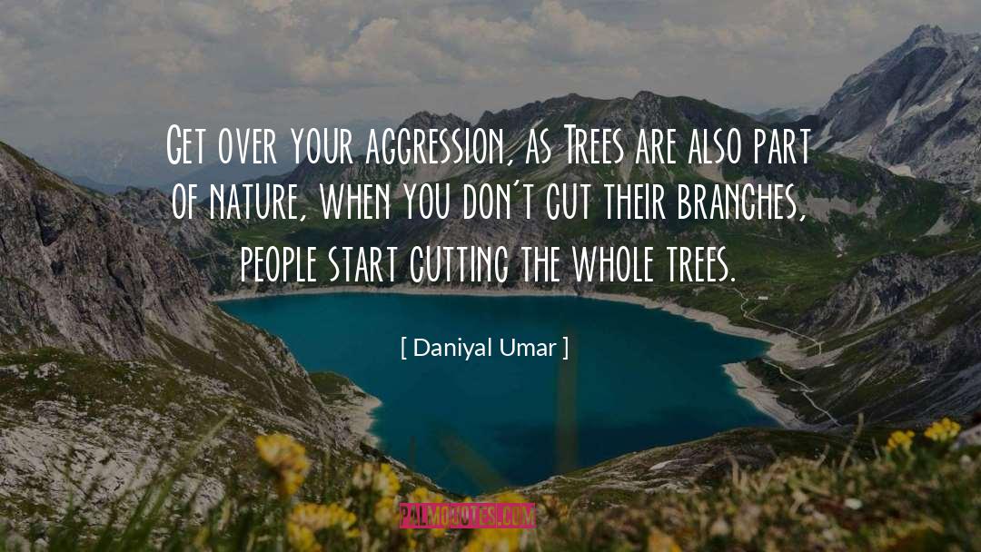 Daniyal Umar Quotes: Get over your aggression, as