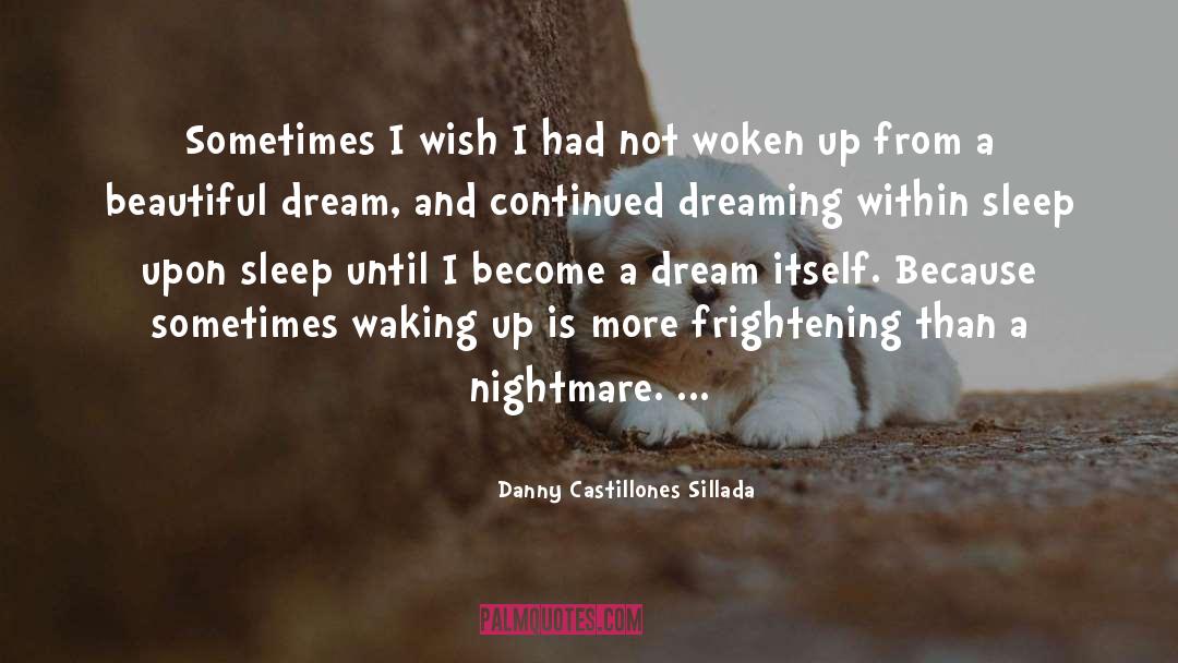 Danny Castillones Sillada Quotes: Sometimes I wish I had