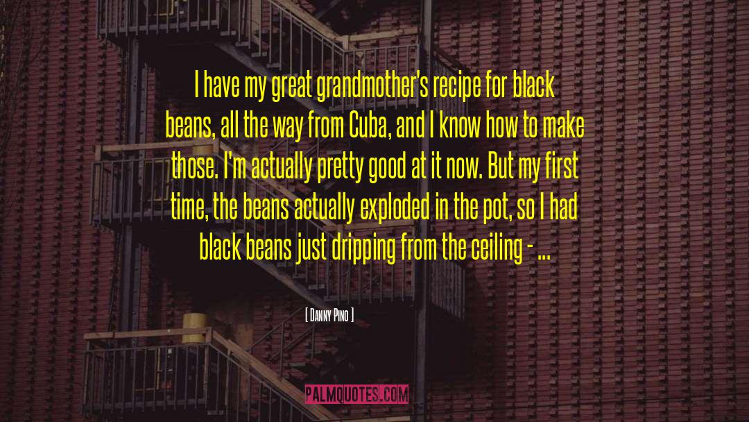 Danny Pino Quotes: I have my great grandmother's