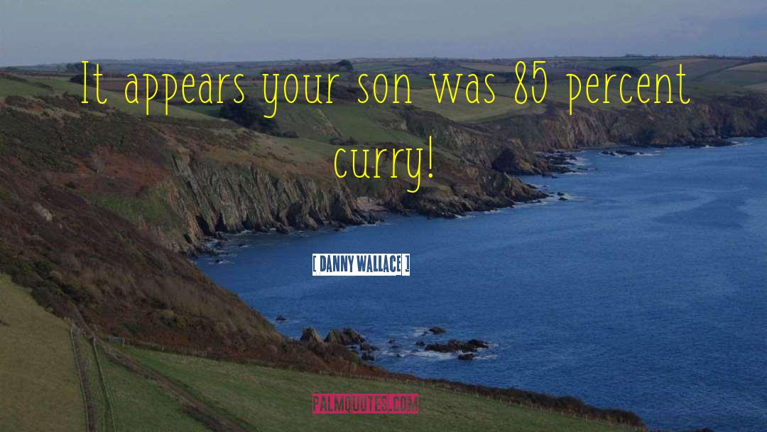 Danny Wallace Quotes: It appears your son was