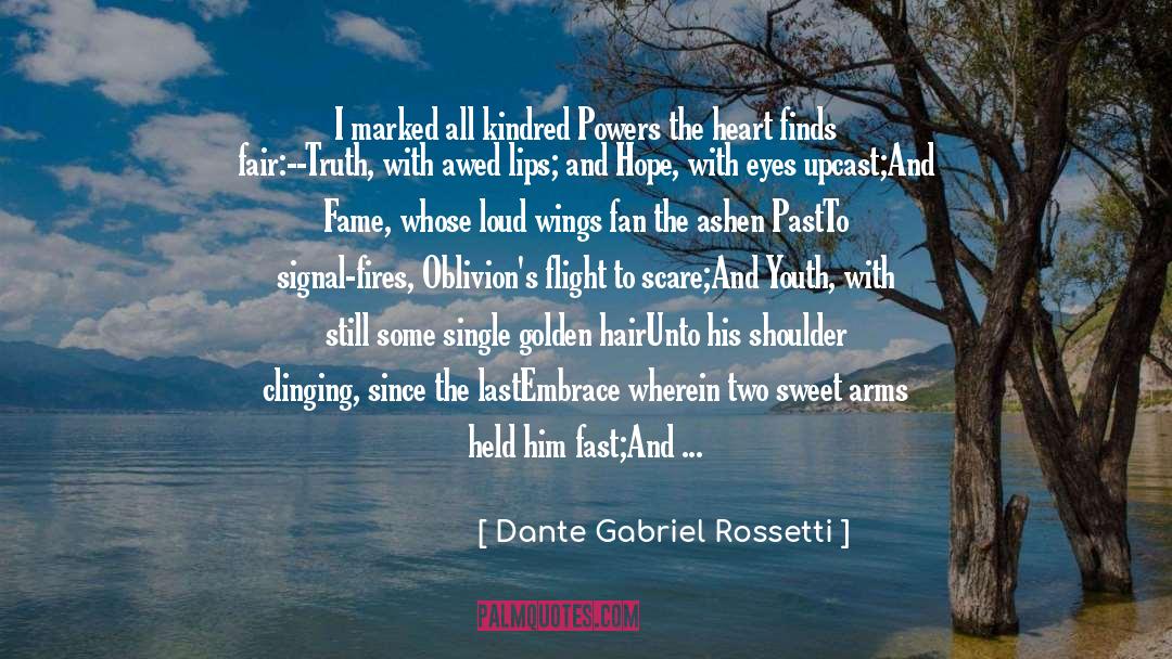 Dante Gabriel Rossetti Quotes: I marked all kindred Powers