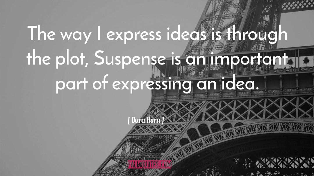 Dara Horn Quotes: The way I express ideas