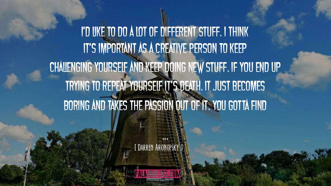 Darren Aronofsky Quotes: I'd like to do a