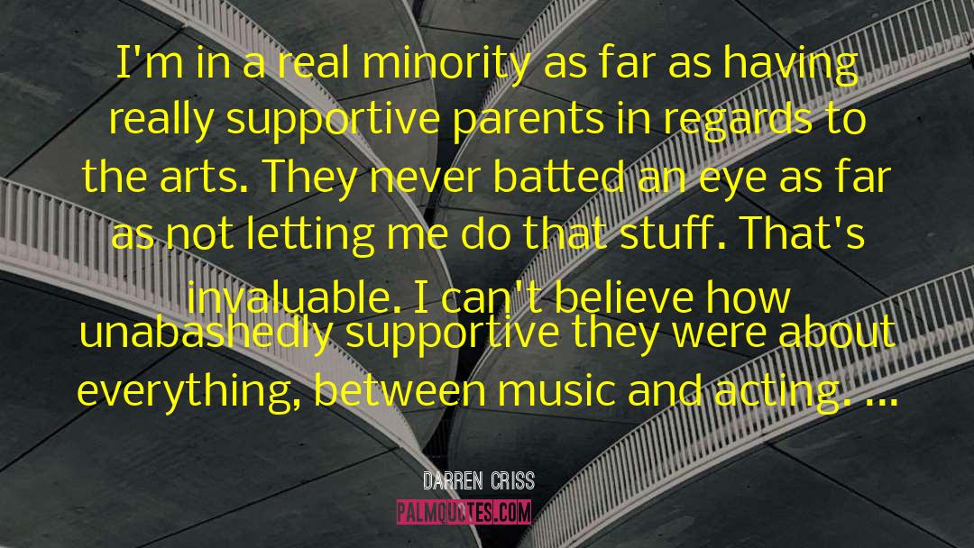 Darren Criss Quotes: I'm in a real minority