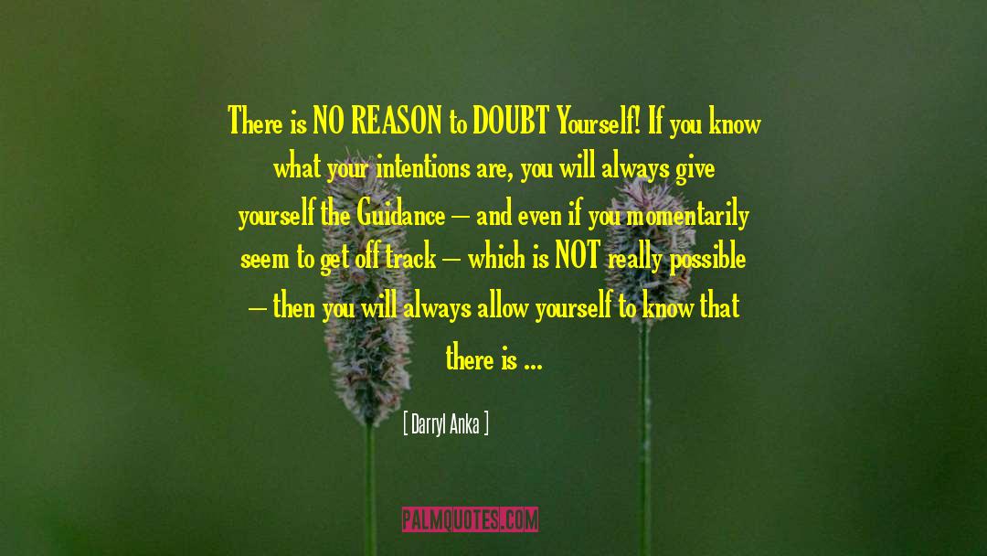 Darryl Anka Quotes: There is NO REASON to