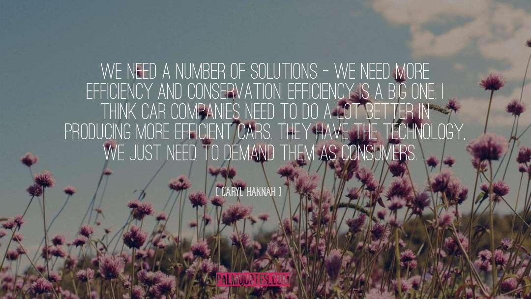 Daryl Hannah Quotes: We need a number of