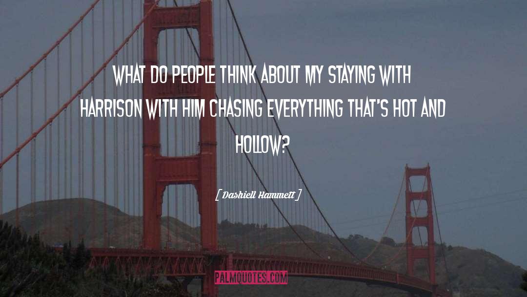 Dashiell Hammett Quotes: What do people think about
