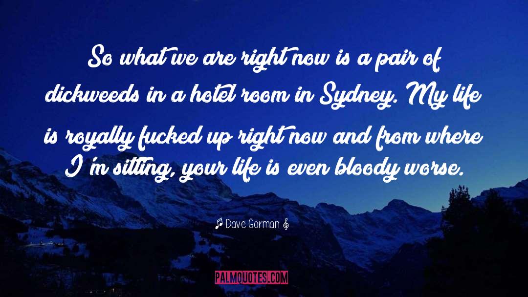 Dave Gorman Quotes: So what we are right