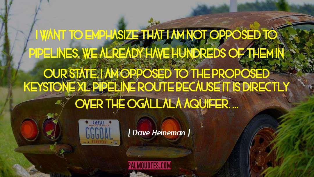 Dave Heineman Quotes: I want to emphasize that