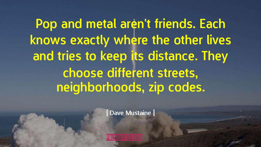 Dave Mustaine Quotes: Pop and metal aren't friends.