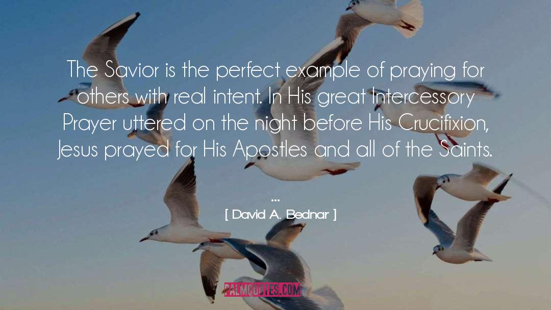 David A. Bednar Quotes: The Savior is the perfect