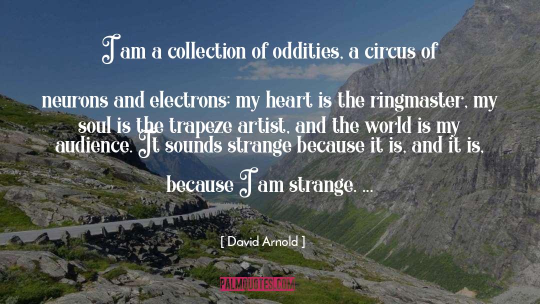 David  Arnold Quotes: I am a collection of
