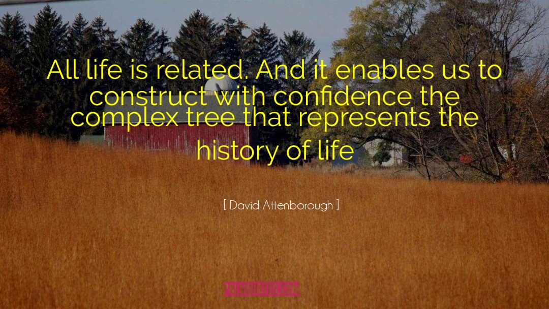 David Attenborough Quotes: All life is related. And