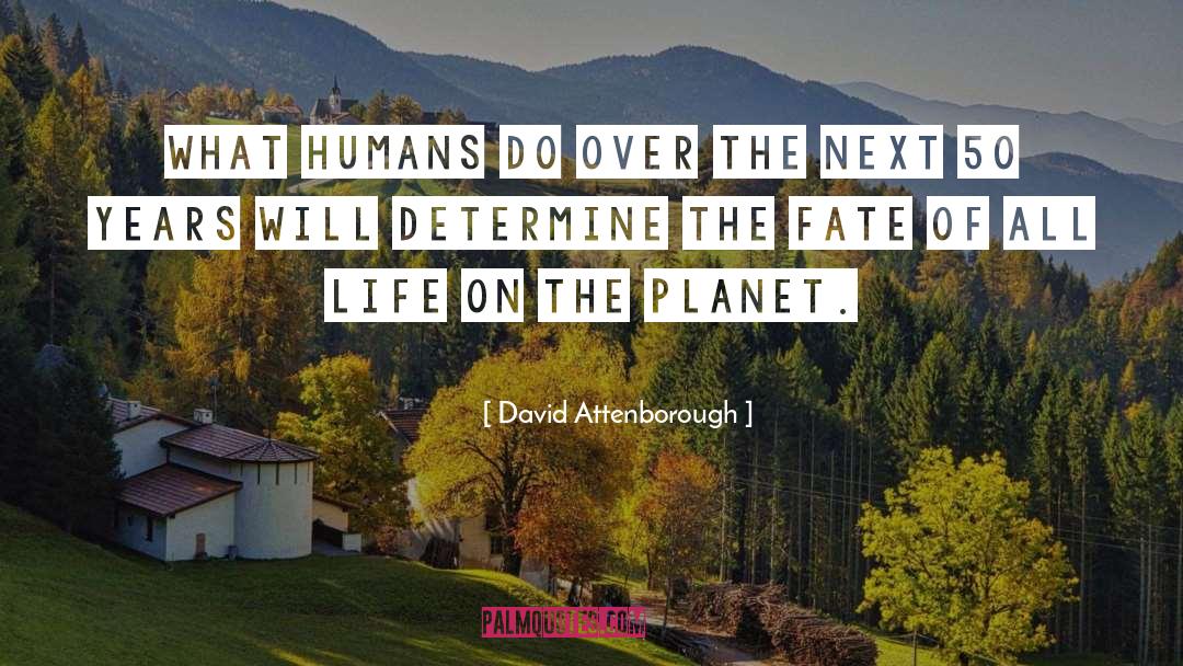 David Attenborough Quotes: What humans do over the