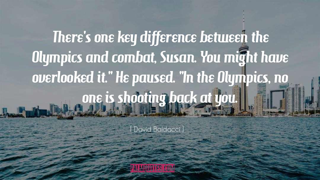 David Baldacci Quotes: There's one key difference between