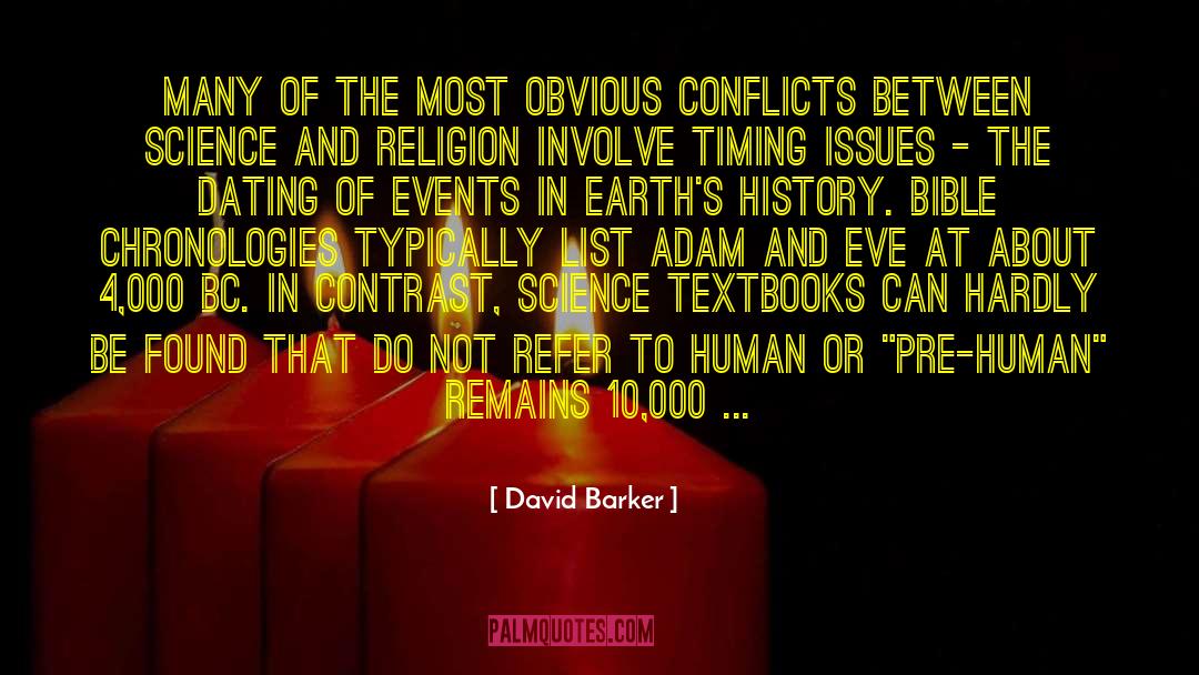 David Barker Quotes: Many of the most obvious