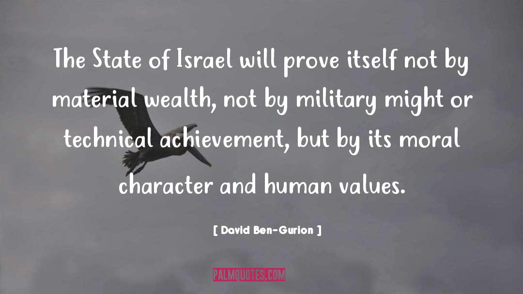 David Ben-Gurion Quotes: The State of Israel will