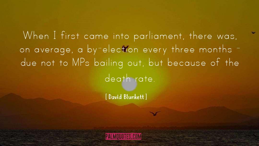 David Blunkett Quotes: When I first came into