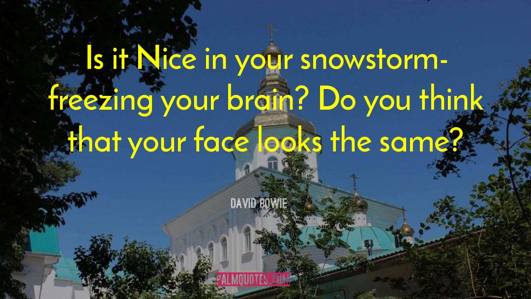 David Bowie Quotes: Is it Nice in your