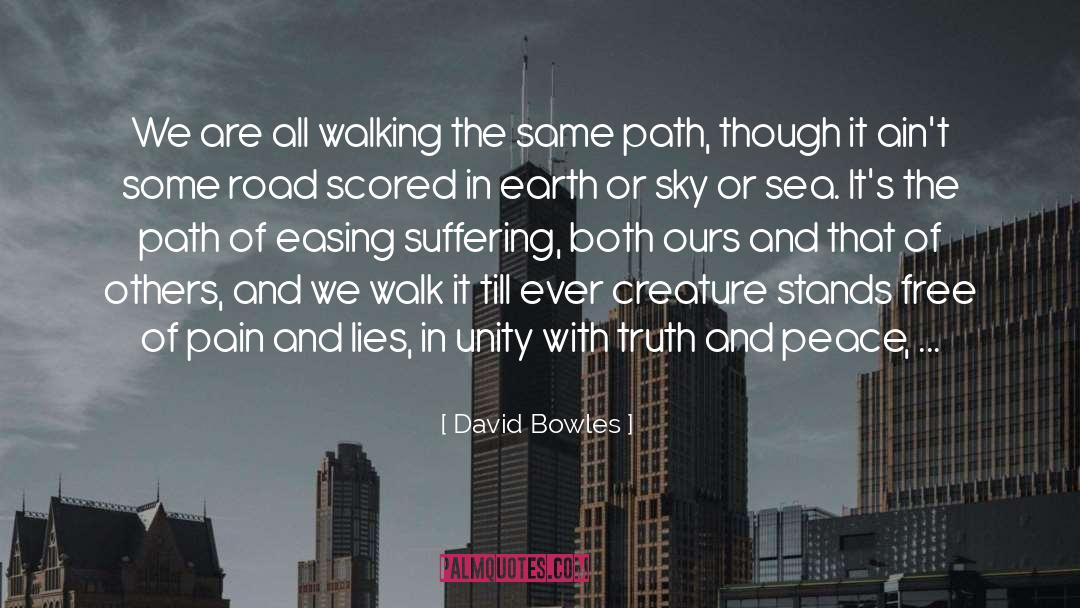 David Bowles Quotes: We are all walking the