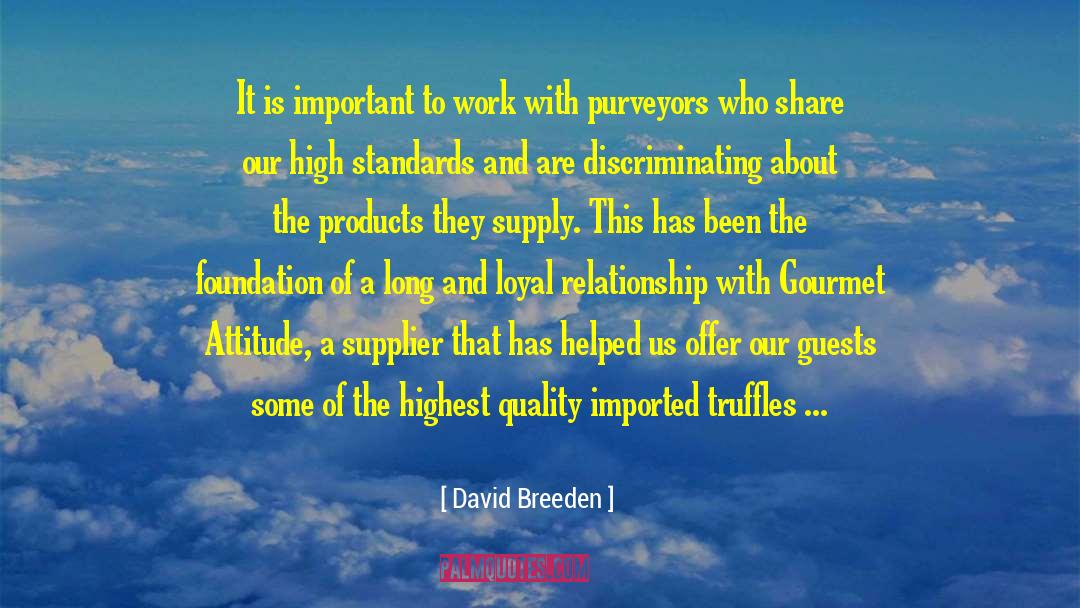David Breeden Quotes: It is important to work