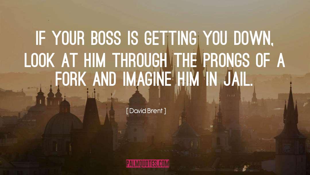 David Brent Quotes: If your boss is getting