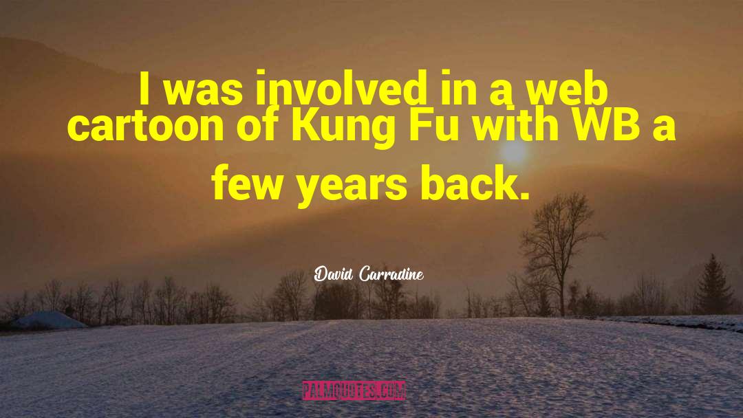David Carradine Quotes: I was involved in a