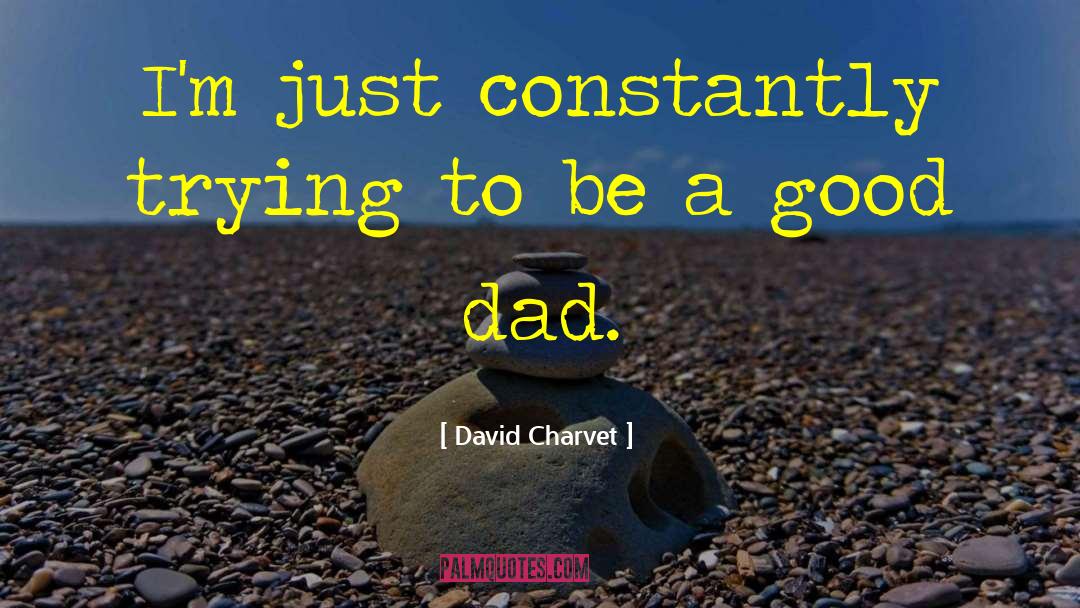 David Charvet Quotes: I'm just constantly trying to