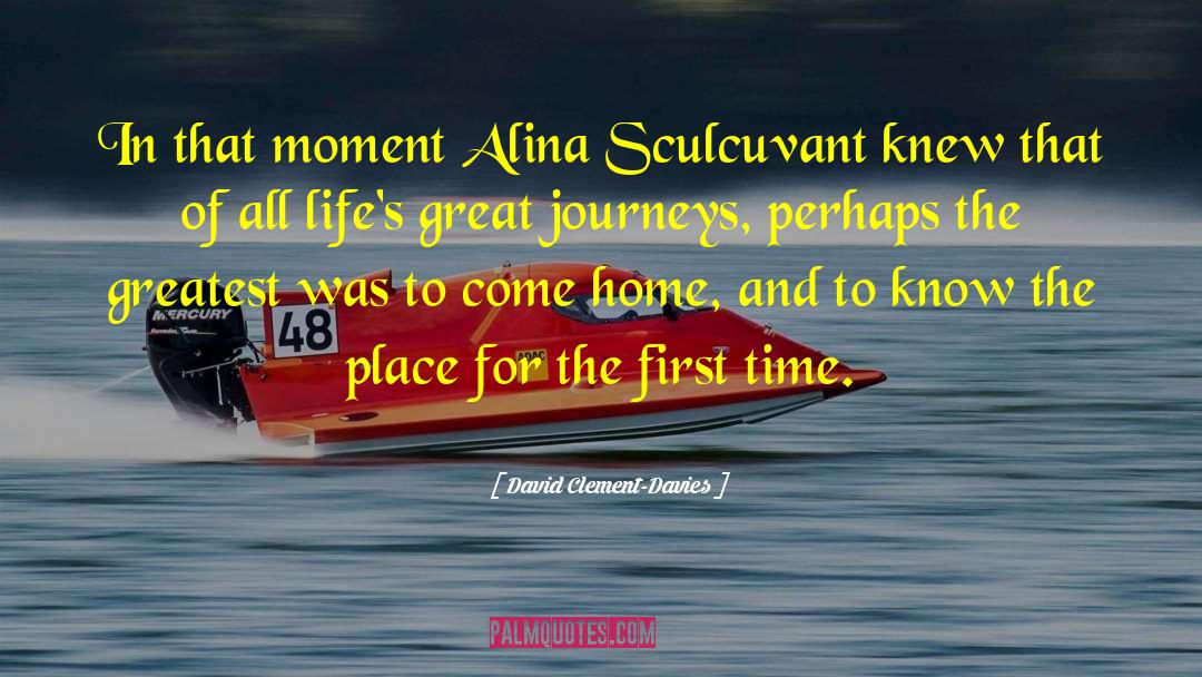 David Clement-Davies Quotes: In that moment Alina Sculcuvant