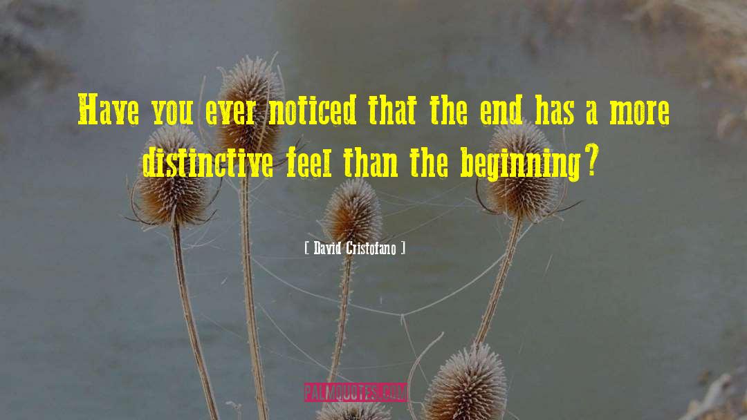 David Cristofano Quotes: Have you ever noticed that