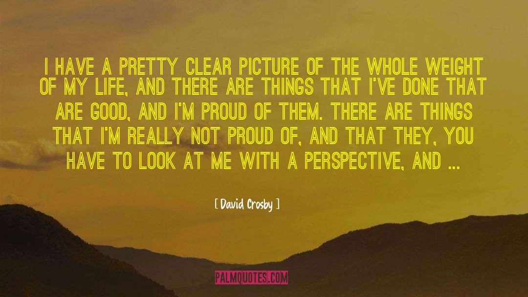 David Crosby Quotes: I have a pretty clear