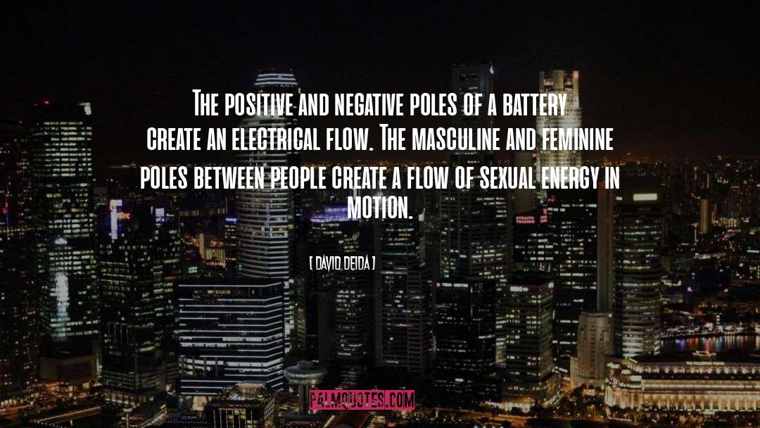 David Deida Quotes: The positive and negative poles