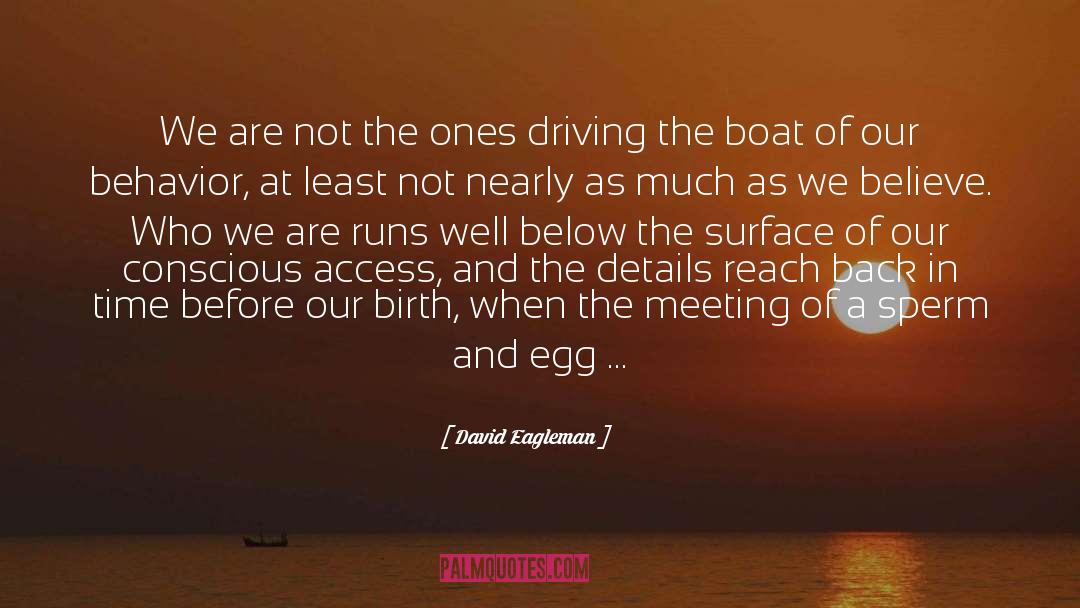David Eagleman Quotes: We are not the ones