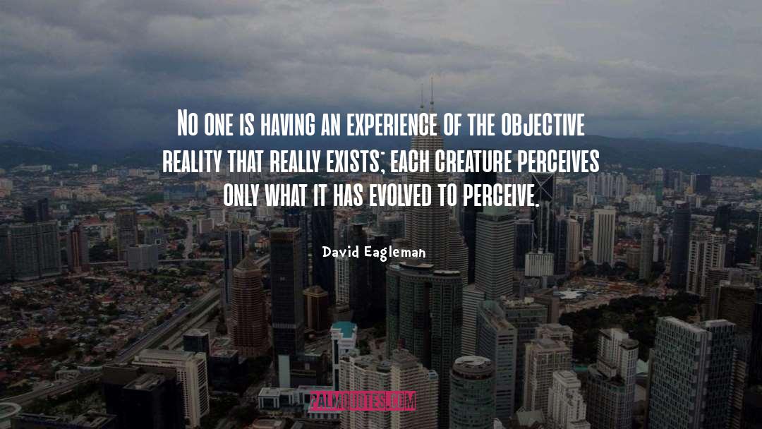 David Eagleman Quotes: No one is having an