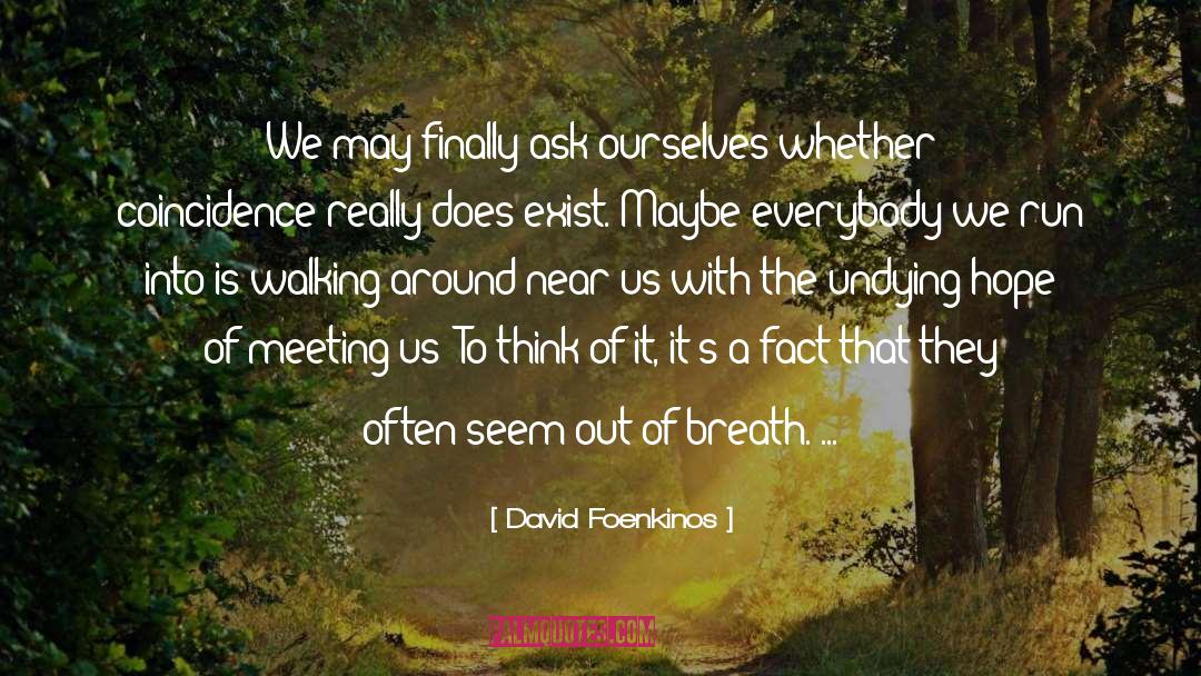 David Foenkinos Quotes: We may finally ask ourselves