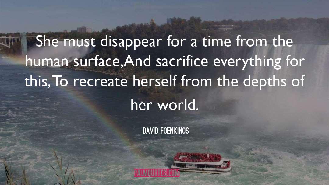David Foenkinos Quotes: She must disappear for a