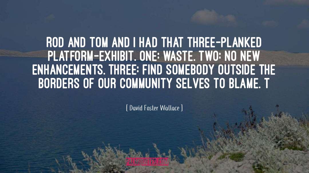 David Foster Wallace Quotes: Rod and Tom and I