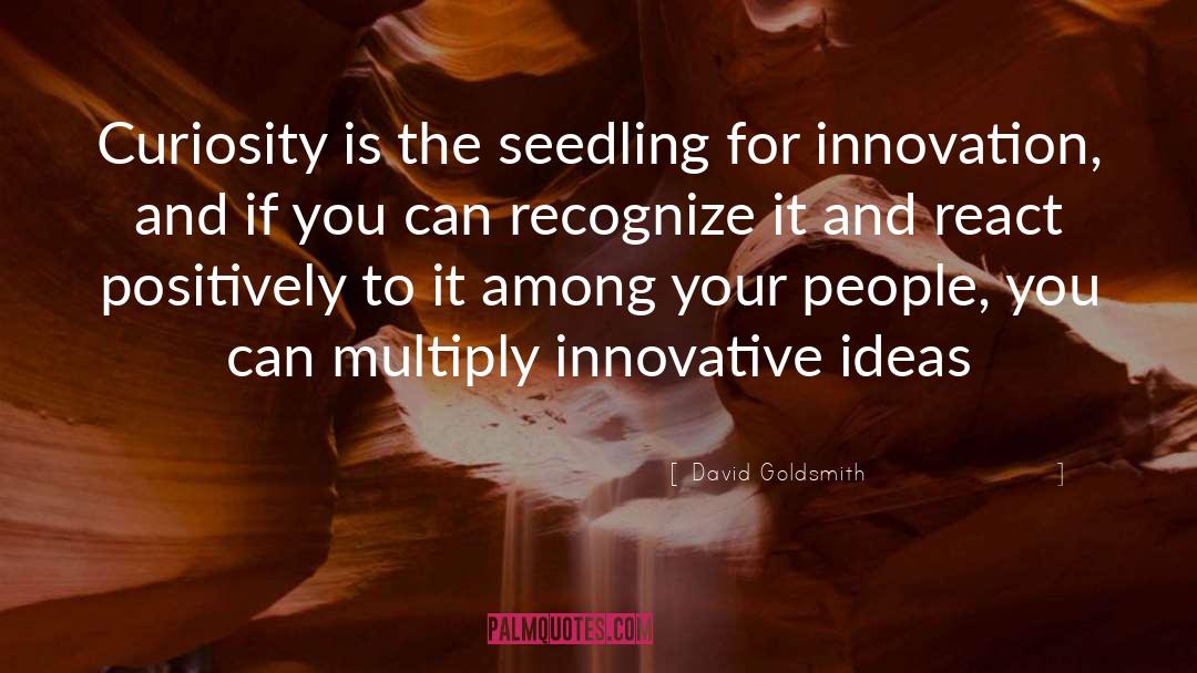 David Goldsmith Quotes: Curiosity is the seedling for